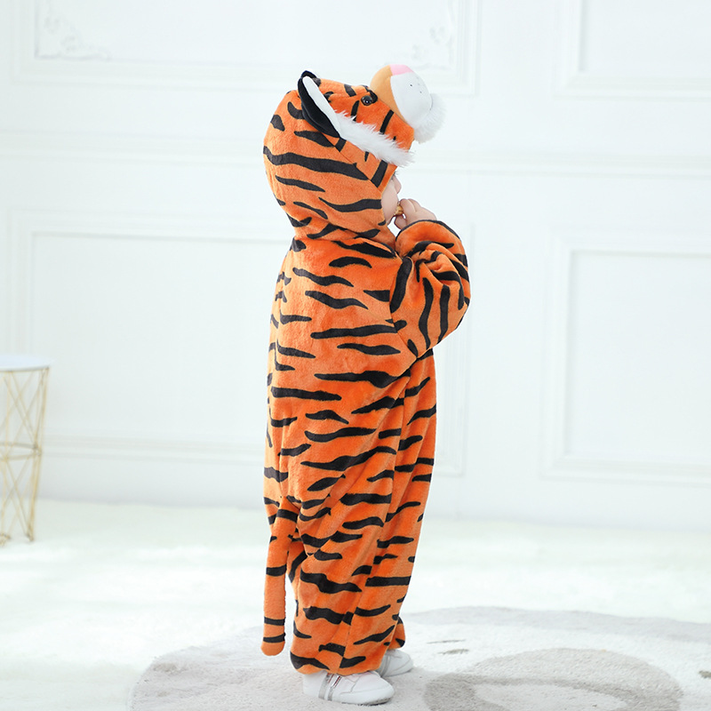 Animal Tiger Baby Clothes Kigu - Cotton Baby Onesies Zipper recensione e prezzo