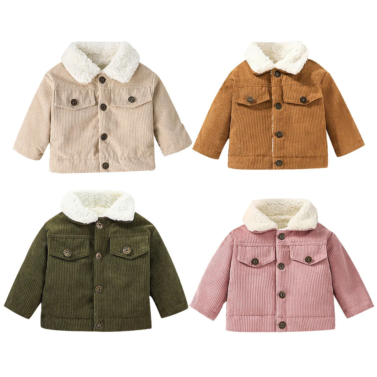Giacca in velluto a coste fode - Toddler Boy Winter Fleece Jacket recensione e prezzo